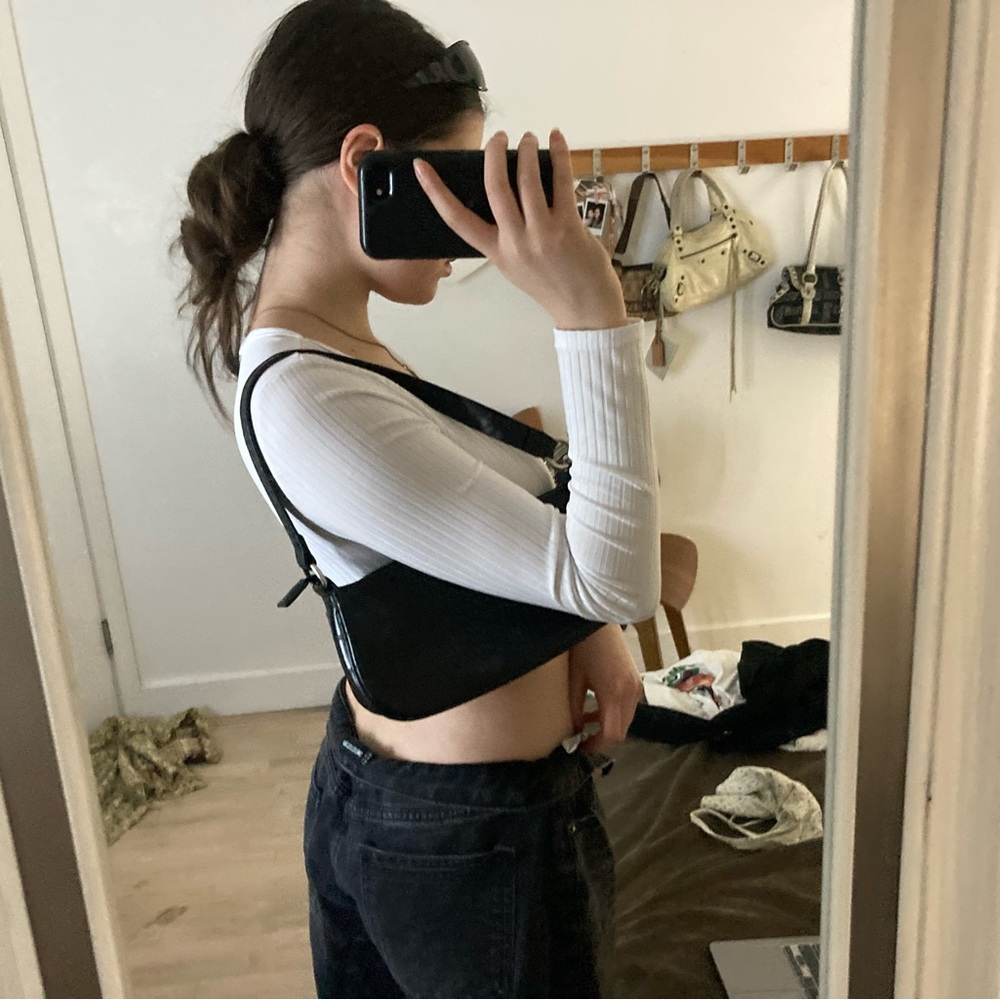 PLT Cropped Longsleeve Top